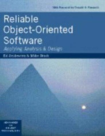 Couverture : Reliable object-oriented software