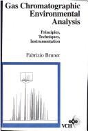 Couverture : Gas chromatographic environmental analysis