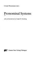 Couverture : Pronominal systems