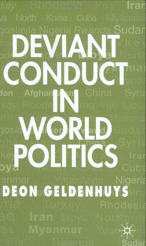 Couverture : Deviant conduct in world politics