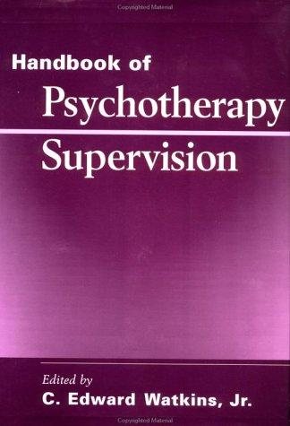 Couverture : Handbook of psychotherapy supervision