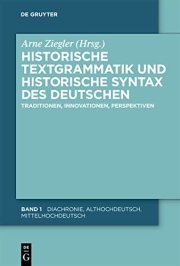Couverture : Historische Textgrammatik und historische Syntax des Deutschen