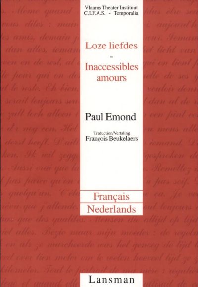 Couverture : Inaccessibles amours