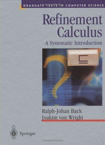 Couverture : Refinement calculus
