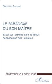 Couverture : Le paradoxe du bon maître