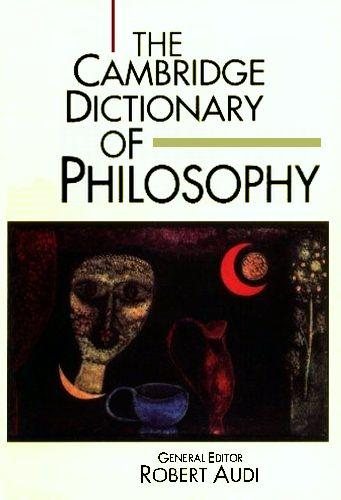 Couverture : The Cambridge dictionary of philosophy