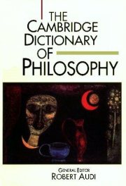 Couverture : The Cambridge dictionary of philosophy