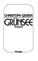 Couverture : Grünsee