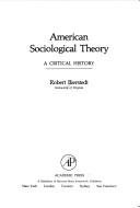 Couverture : American sociological theory