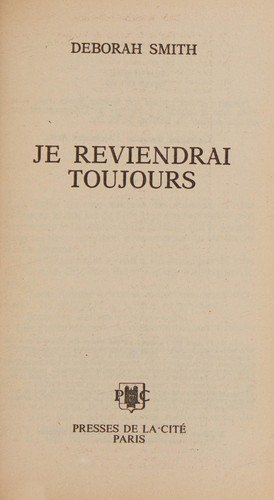 Couverture : Je reviendrai toujours
