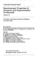Couverture : Spect Properties/Inorganic & Organometallic Compounds