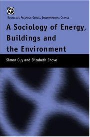 Couverture : The sociology of energy, buildings and the environment