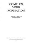Couverture : Complex verb formation