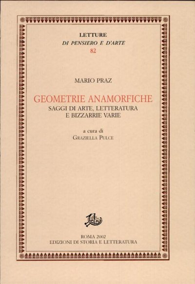 Couverture : Geometrie anamorfiche