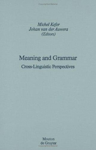 Couverture : Meaning and grammar