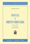 Couverture : Manuale di diritto tributario