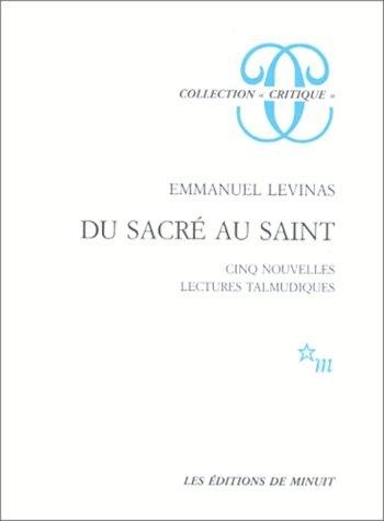 Couverture : Du sacré au saint