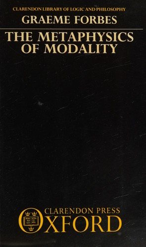 Couverture : The metaphysics of modality