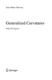 Couverture : Generalized curvatures