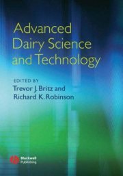 Couverture : Advanced Dairy Science and Technology