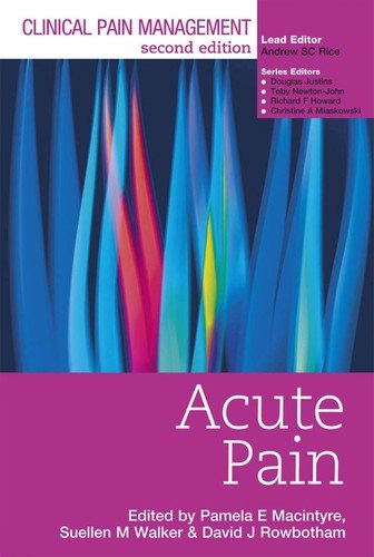 Couverture : Clinical pain management