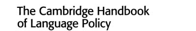 Couverture : The Cambridge Handbook of Language Policy