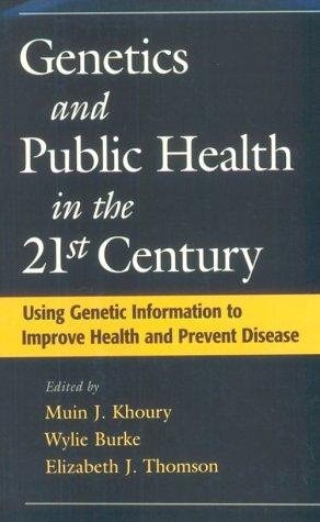Couverture : Genetics and Public Health in the 21st Century
