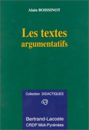 Couverture : Les Textes argumentatifs