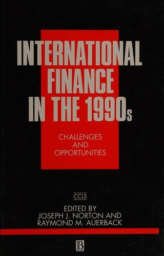 Couverture : International finance in the 1990s