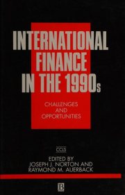 Couverture : International finance in the 1990s