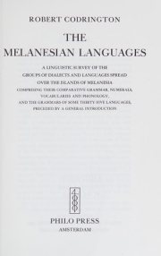 Couverture : The Melanesian languages