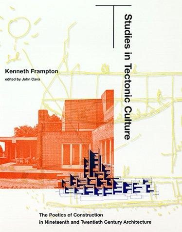 Couverture : Studies in tectonic culture