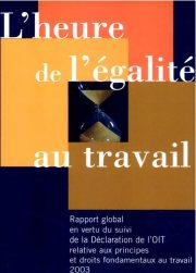 Couverture : L'heure de l'égalité au travail