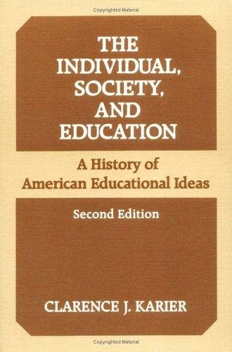 Couverture : The individual, society, and education