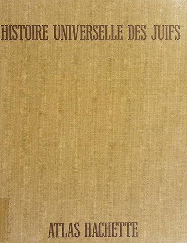 Couverture : Histoire universelle des Juifs