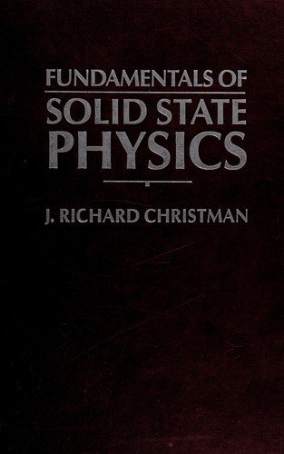 Couverture : Fundamentals of solid state physics