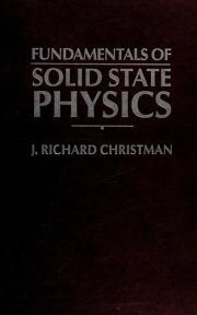 Couverture : Fundamentals of solid state physics