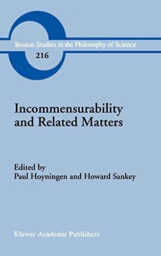 Couverture : Incommensurability and related matters