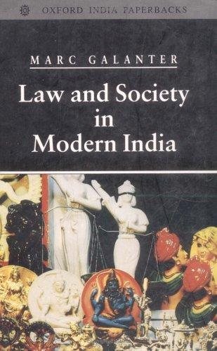 Couverture : Law and Society in Modern India