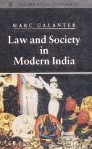 Couverture : Law and Society in Modern India