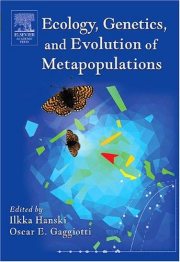 Couverture : Ecology, Genetics and Evolution of Metapopulations