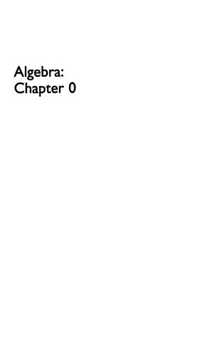 Couverture : Algebra