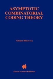 Couverture : Asymptotic combinatorial coding theory