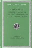 Couverture : Aeschylus