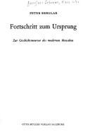 Couverture : Fortschritt zum Ursprung