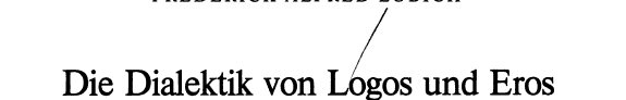 Couverture : Die Dialektik von Logos und Eros im Werk von Thomas Mann