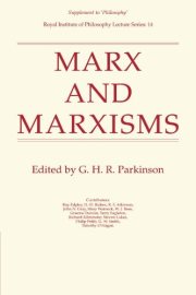 Couverture : Marx and Marxisms