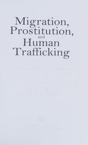 Couverture : Migration, prostitution, and human trafficking