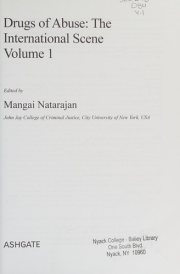 Couverture : The library of drug abuse and crime