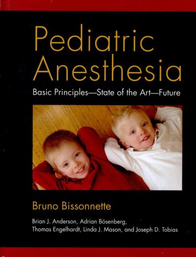 Couverture : Pediatric anesthesia